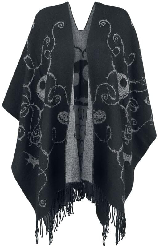 Nightmare Before Christmas Jack Donna Cardigan nero/grigio 100% Acrilica Regular