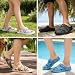 Imagen de SAGUARO Zuecos para Hombre y Mujer Respirables Zapatos Azul Marino 43EU