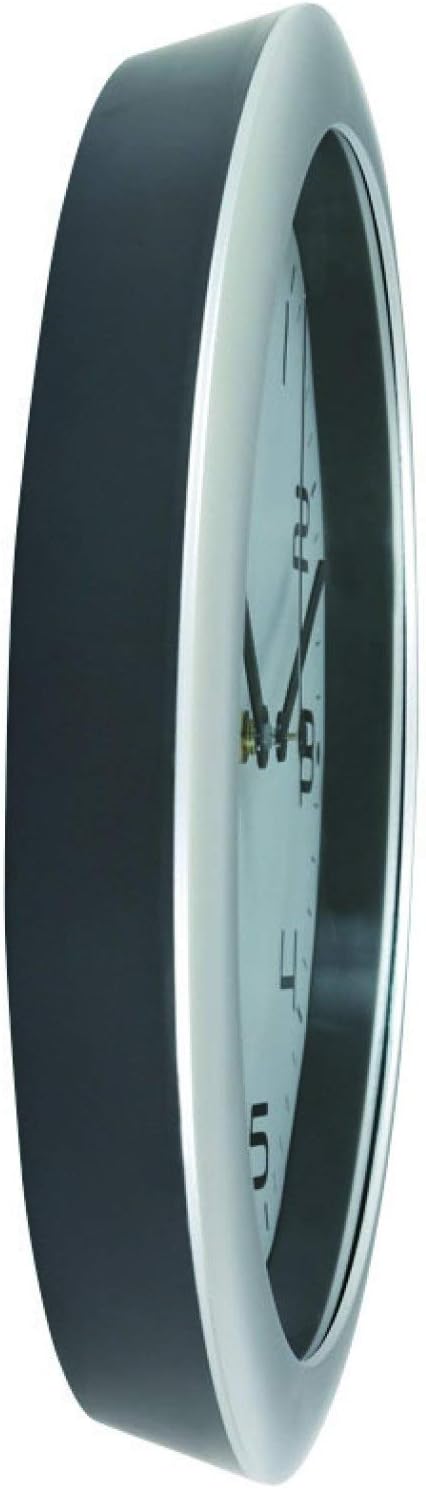Alba HORNEW Silent Quartz Clock Metal