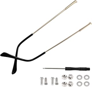 Metal Glasses Arm Replacement & Repair Kit,Strong and Durable,Stylish and Beautiful,Easy to Install,Suitable for All Kinds of Glasses and Sunglasses Repair