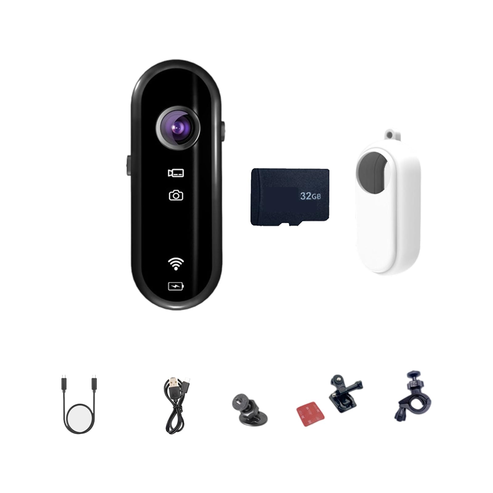 Caméra d'action de poche miniature étanche 1080p pour le cyclisme - 7