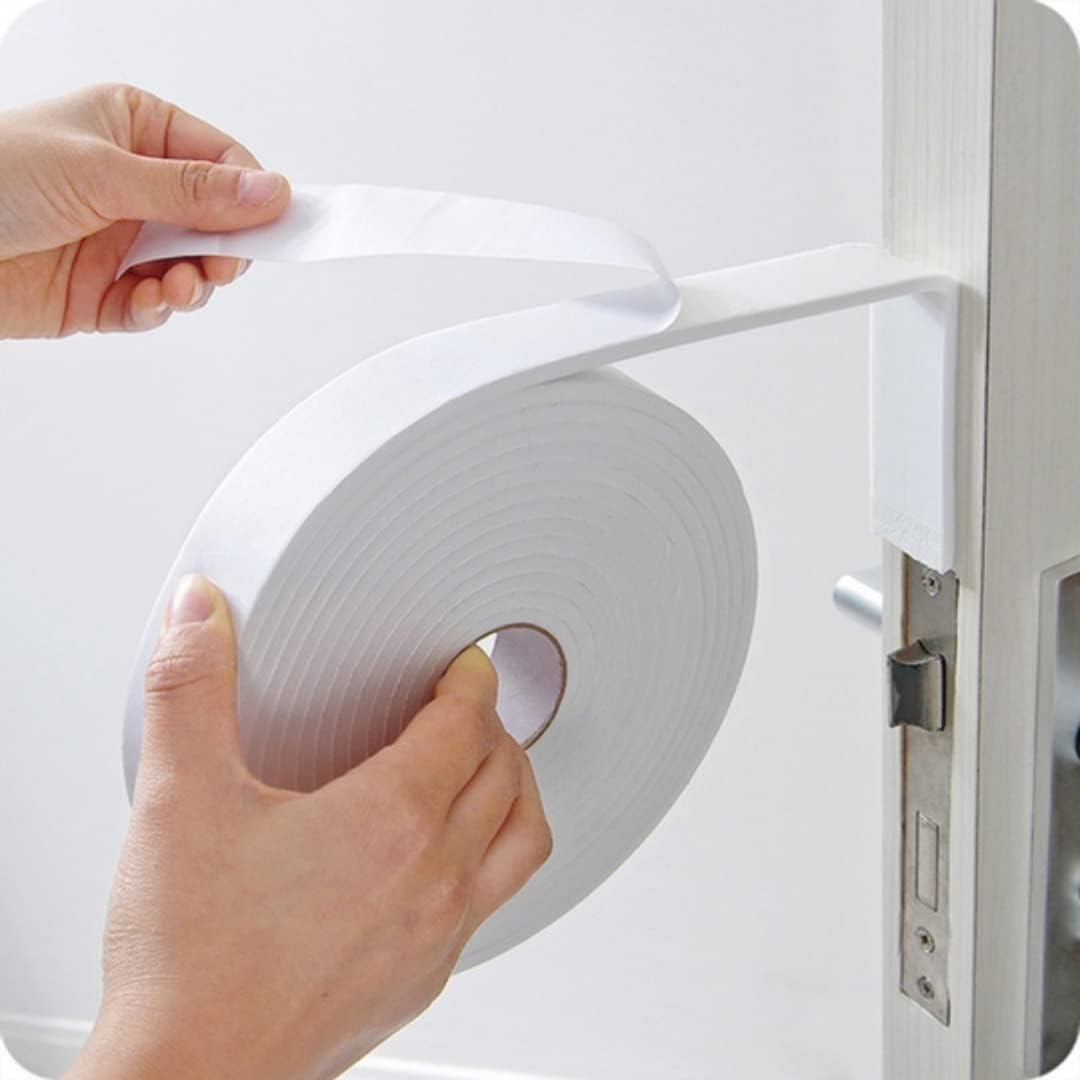Royal products sigle side high density adhesive foam tape, whether strippling doors and window insulation Soundproofing White colour (10 meter * 30 mm * 3mm thickness) (Pack of 1) (B09M7K8RRN) Amazon Price History, Amazon Price Tracker