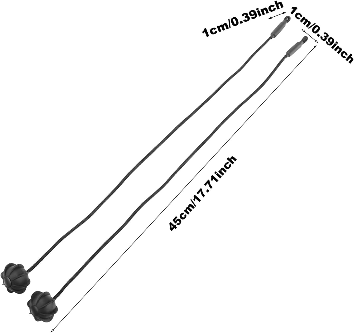 Car Package Rack Rope 17.72 Inch Nylon 2 Pieces Tie Down Straps Cargo Straps Trunk Storage Belt Rear Attachment Auto Accessory