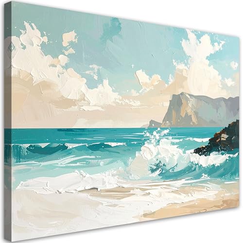 Tableau paysage marin decoration murale salon moderne