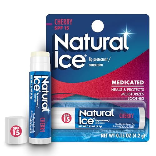 Natural Ice Mentholatum Sport Medicated Lip Protectant With Spf 30 Sunscreen, 0.15 Ounce (Pack of 2)