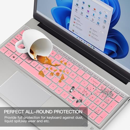 Protector de teclado para laptop HP 15.6 pulgadas miniatura 6