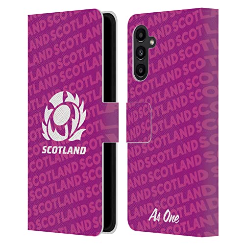 Coque Écosse Rugby Samsung A13 5G étui portefeuille cuir protection clapet