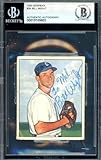 Bill Wight Beckett BAS Signed 1950 Bowman Autograph