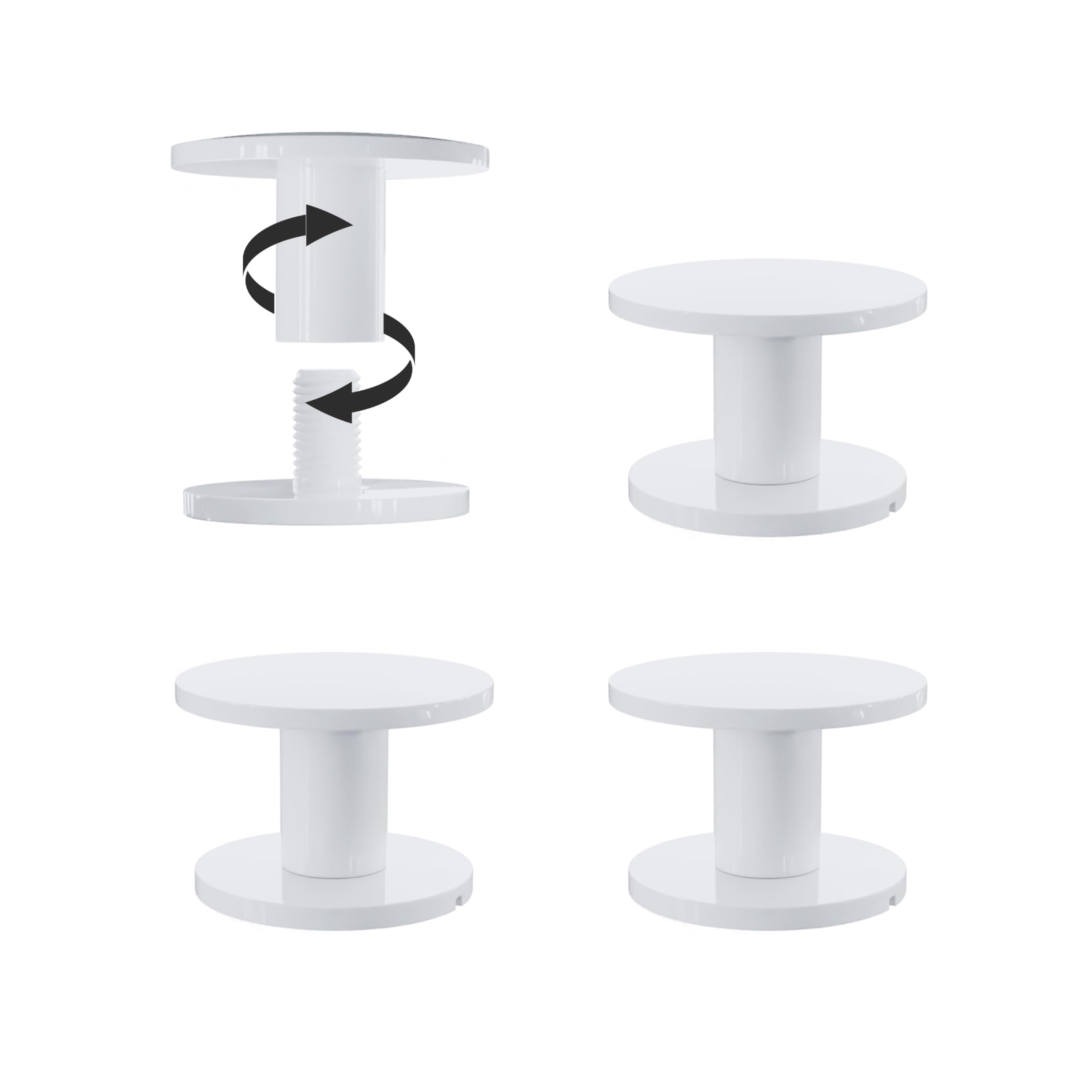 4-Pack Replacement Rivets for Bogg Bag Handles Rivet Replacements Rivets Repair Rubber Tote Bag Handles Straps Button Buckle Pool Bag. Chicago Screw