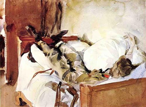 Impression sur toile salon Sargent 60x90cm pour habiller un mur vide avec style