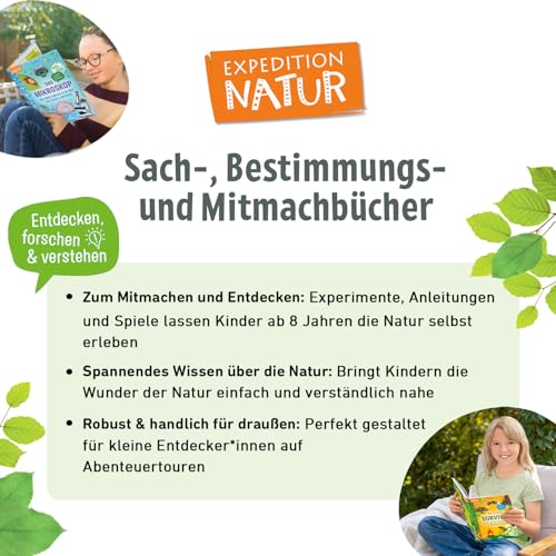 moses. Outdoor Survival – Alles, was du zum Überleben in der Natur brauchst, Kinderbuch mit Anleitungen und Checklisten, Mitmachbuch für Kinder ab 8 Jahren (Expedition Natur)