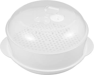 Snips Cuiseur Vapeur Pour Micro-ondes - 4 L, 26,5x22x16,5 Cm, Blanc, Pour Pâtes, Pommes De Terre, Légumes, Fait En Italie