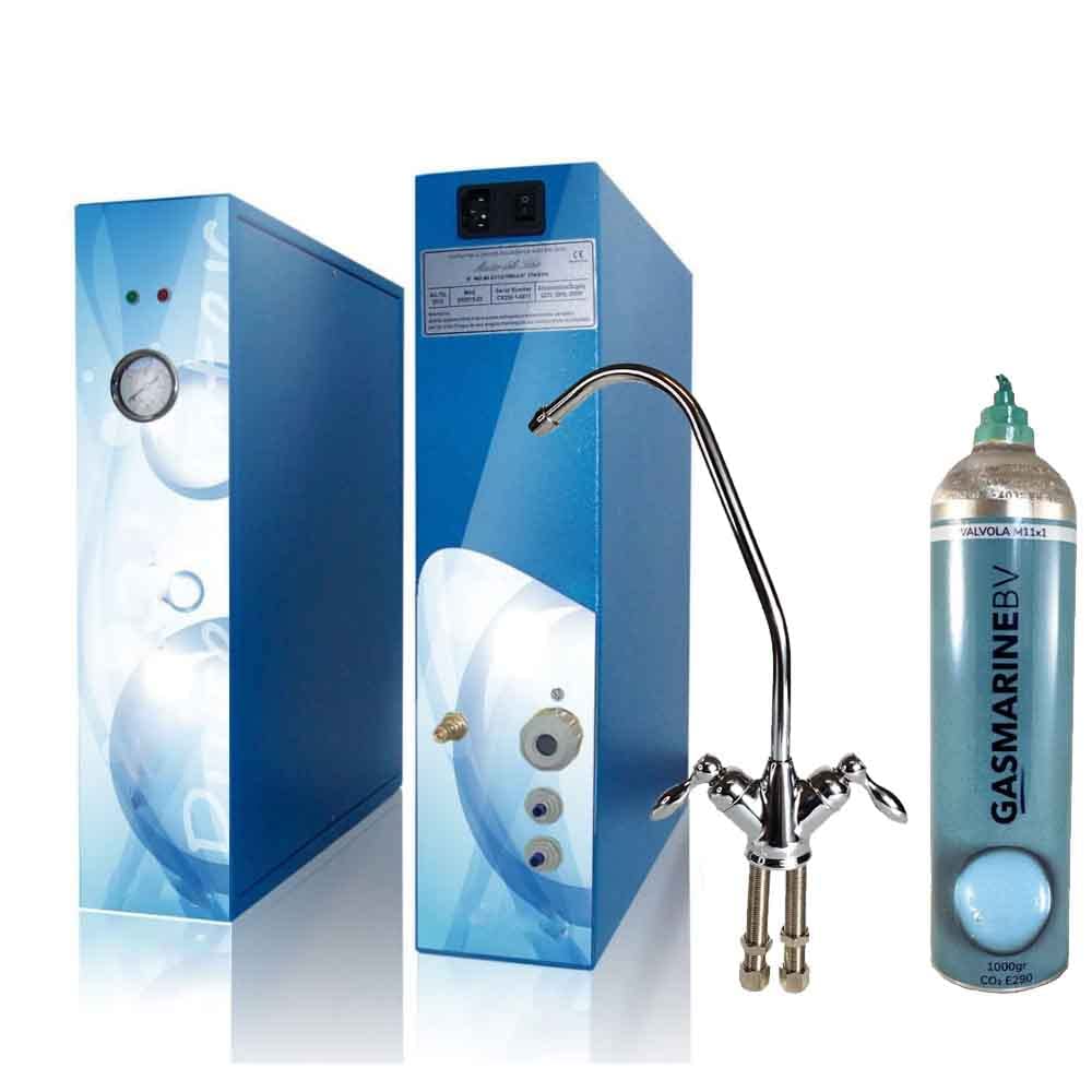 Osmosis inversa directa PureWater 2 vías 200 GPD con bomba de paletas y refrigeración por agua
