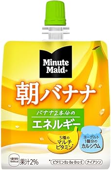 ミニッツメイド朝リンゴ　朝バナナ　朝マンゴまとめ売り15箱セット Amazon.co.jp: ミニッツメイド 朝ゼリー 朝リンゴ ＆ 朝バナナ 24個