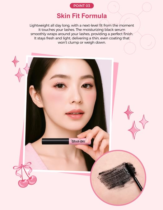 Adore Black Lash Serum – Nourishing Eyelash Serum with Panthenol & Hyaluronic Acid, Conditions and Defines for Fuller-Looking Lashes, 5g / 0.17oz - Image 7