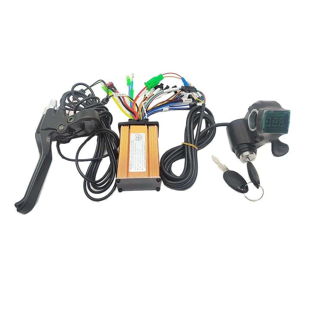 Centralina Monopattino Elettrico 24V 36V 48V 250W-350W 10A 12A 15A 18A 20A Bici elettrica/Scooter Motore Brushless Regolatore di velocità for E-Scooter E-Bicicletta E-Bike Centralina Bici Elettrica(Co