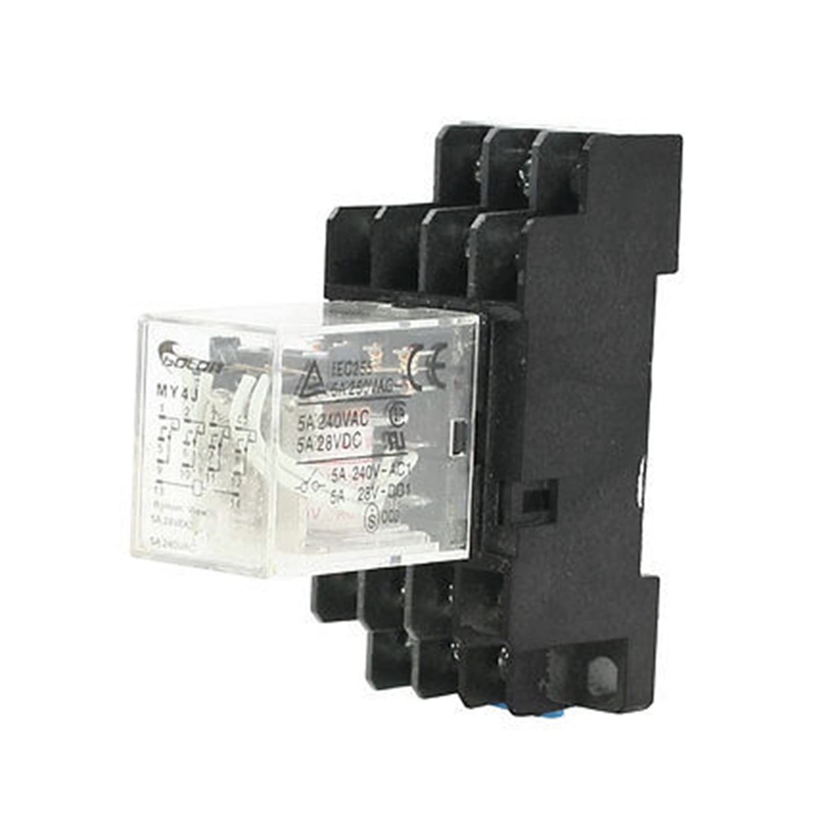 Relé MY4J contra fallos de espacio en cuadros eléctricos de 35mm