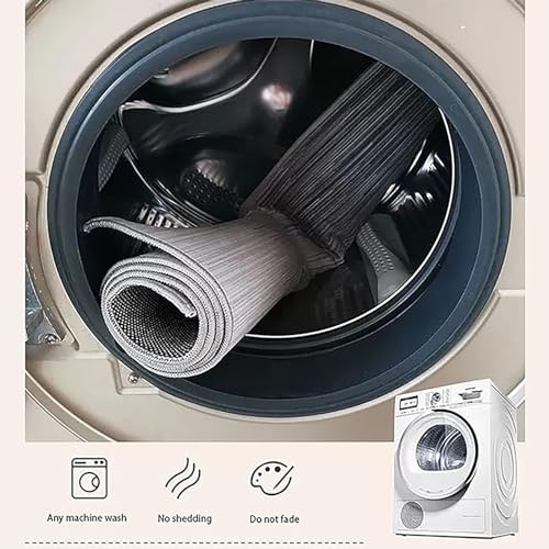 Tapis lavable en machine doux et moderne pour salon sans taches - 6