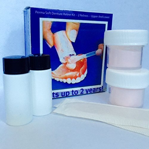 Perma Soft Denture Reliner KitReline 2 Denture Plates Amazon.in