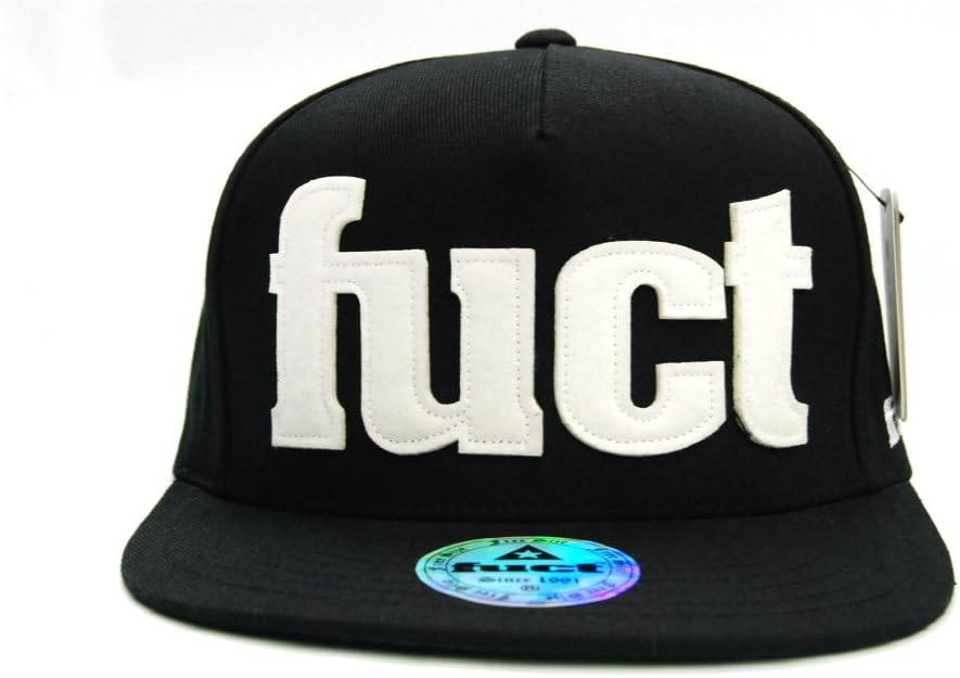 New Black FUCT Big Logo Snapback Hat Cap
