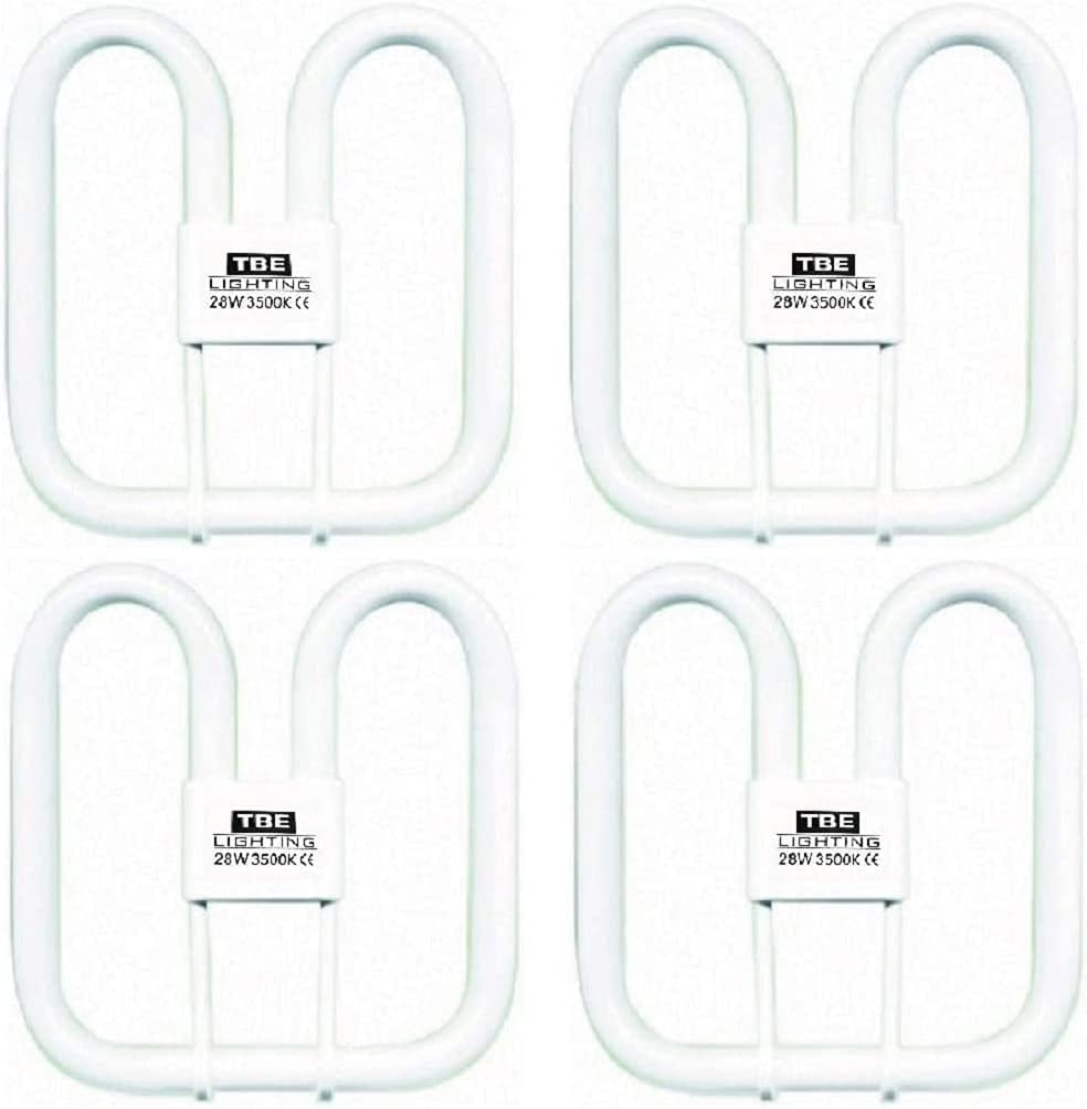 TBE Lighting 28w 2D 4PIN CFL Energy Saving Lamps DD Fluorescent