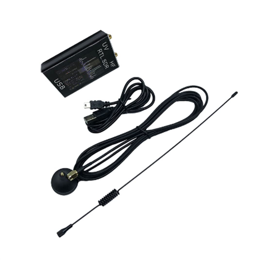 Ricevitore radio prosciutto 100KHz-1.7GHz Full Band UV HF -SDR USB Tuner RTLSDR Dongle USB con RTL2832U R820T2 SDR