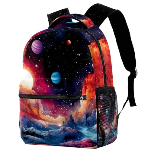Sac à dos voyage multicolore pour enfant avec rangement bouteille ergonomique
