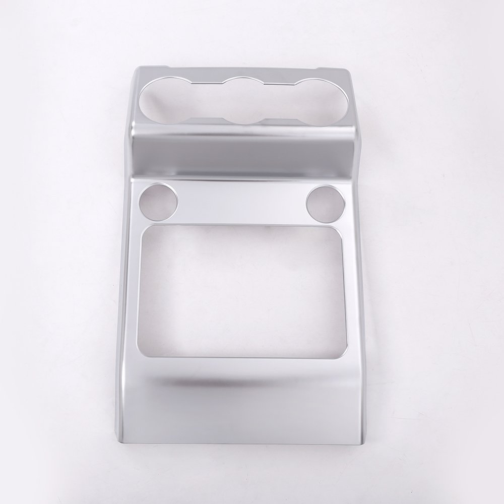 For Discovery 5 LR5 2017 Stylizacja samochodu ABS Matowy Chromowany podłokietnik Tylny AC Outlet Vent Cover wykończenia Akcesoria samochodowe