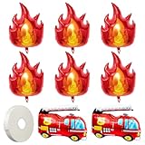 【Vielseitige Einsatzmöglichkeiten】 Perfekte Feuerwehr Deko für Geburtstage, Schulfeste und Feuerwehr Veranstaltungen; Die Feuerwehr Geburtstag Deko schafft eine fröhliche und thematisch passende Atmosphäre; Ideal als Geschenk für Feuerwehr-Begeisterte oder zur Verschönerung von Räumlichkeiten; Die Feuerwehr Deko Kindergeburtstag Elemente eignen sich hervorragend für Fotoshootings und besondere Anlässe