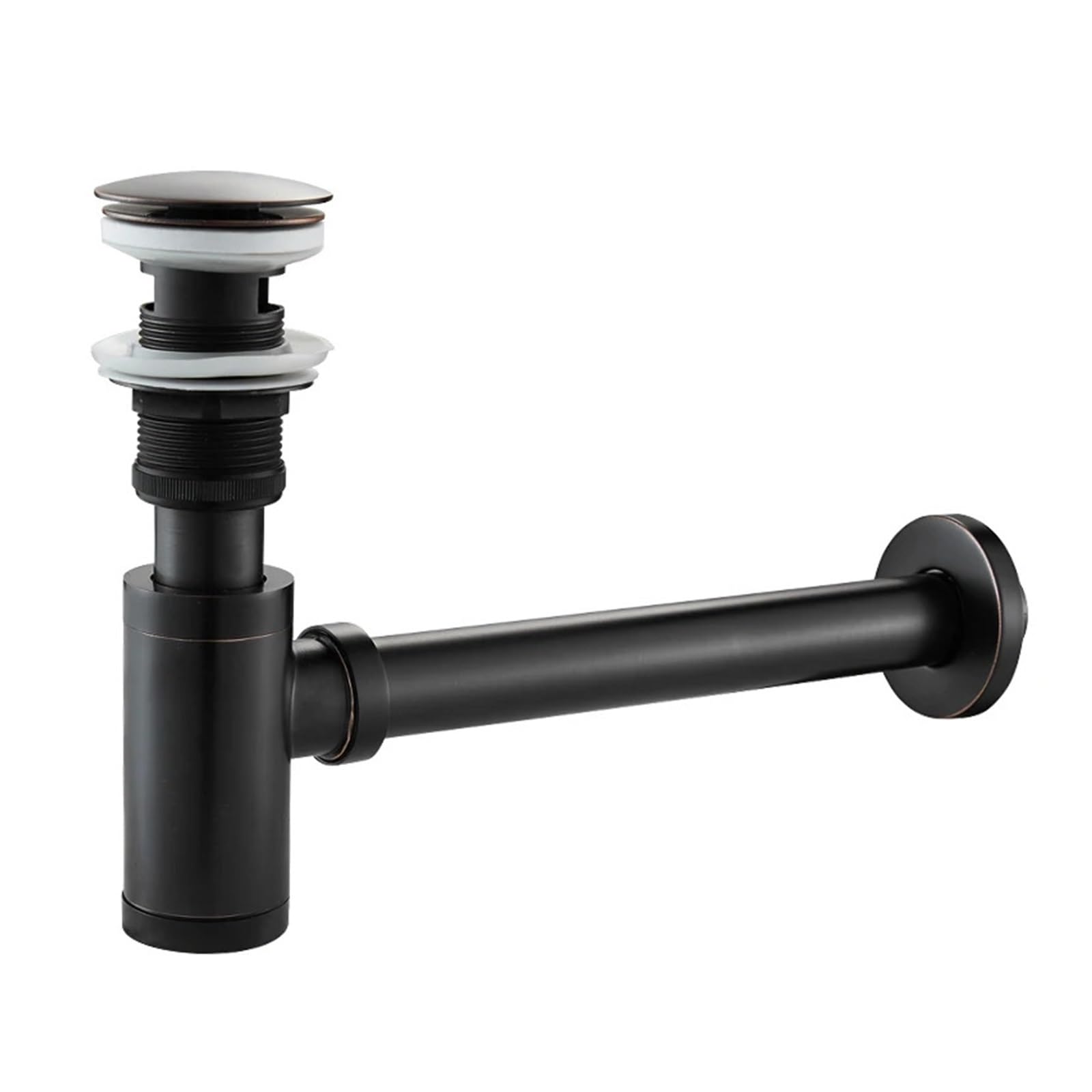 1 Stück Flaschensiphon Aus Messing, Rund, Siphon für Waschbecken