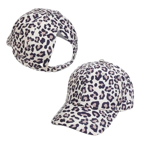 Cysocool Casquette de baseball à queue de cheval pour enfants 3-8 ans Filles Garçons Visière de golf Casquette Chapeau Pare-soleil Chapeau Protection UV...