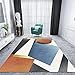 Tapis De Couloir Tapis Jeu Enfant Blue Orange Motif géométrique Design Girl Salon Salon Enfants Accessoires Seul de sécurité Facile à Maintenir Tapis De Couloir Long 60X90cm