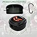 ARGOMAX Mouth Guard Case Sports, Professional Storage of Mouthguards with Lip Protection, Compatible with Various Brands of Football Lip Guard, Black+Orange.
