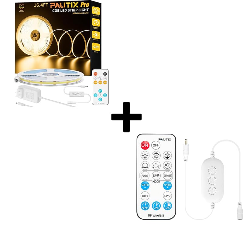 Tira LED COB PAUTIX 5m 2400 LEDs Blanco cálido 2700K miniatura 1