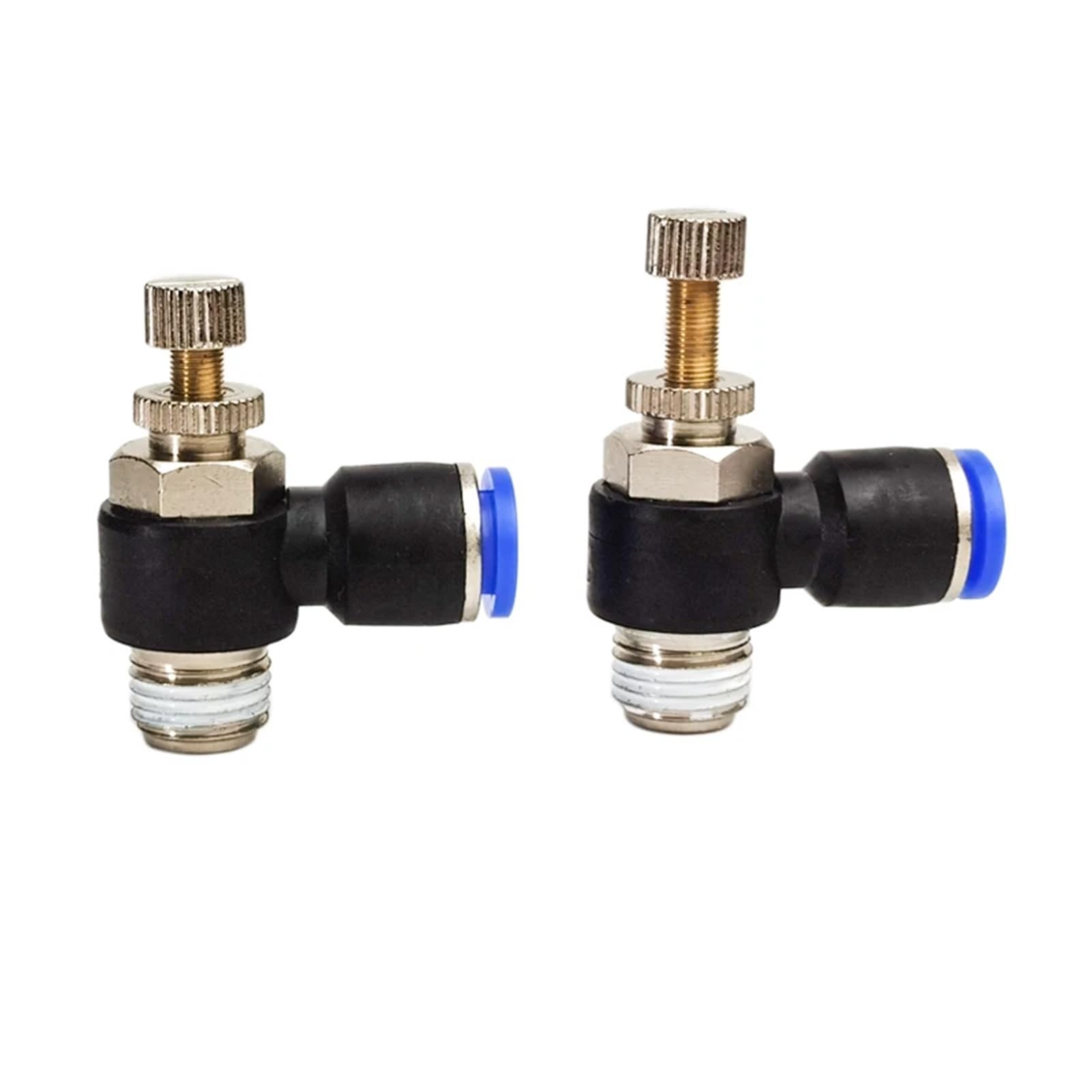 SL-Typ, Schnellanschluss, pneumatische Armatur 4, 6, 8, 10, 12 mm, Gewinde, M5, 0,3 cm, 0,6 cm, 1 cm, 1,3 cm, Luftgeschwindigkeitsregulierung (SL12-01)
