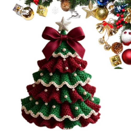 DIY Crochet Christmas Tree Kit,Handmade Crochet...