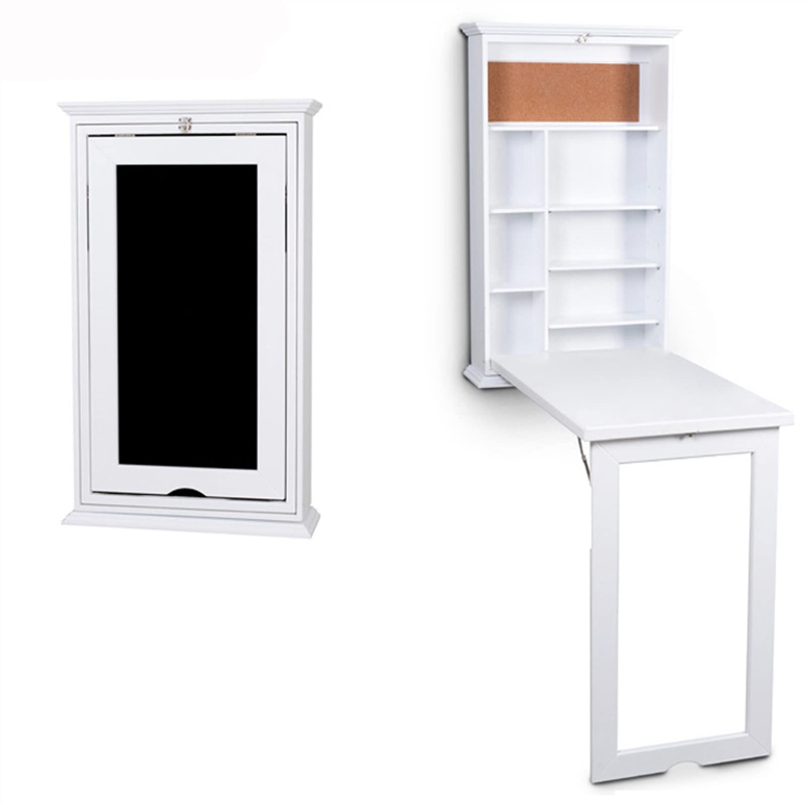 Bureau d'étude pliable mural pour gagner de la place dans un studio
