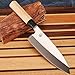 Hobby Hut HH-K04 Japanesee Deba, Cuchillo de cocina, Cuchillo de chef, Cuchillo de cocina 5Cr15 Cuchillo de acero inoxidable Mango ergonómico, Cuchillo de chef profesional
