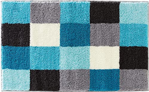 Erwin Müller Badematte Kreta türkis Größe 70x120 cm, Badteppich,...