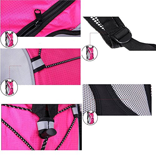 Image of Monvecle Hydration Pack Water Rucksack Backpack Bladder Bag Cycling Bicycle Bike /Hiking Climbing Pouch + 2L Hydration Bladder