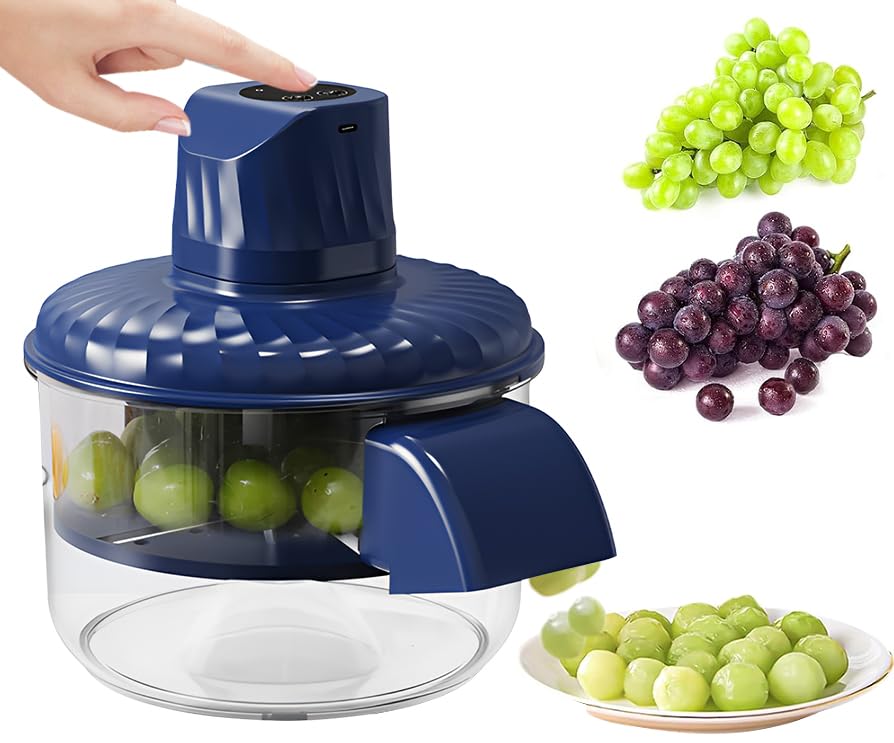 Elektrische Traubenschälmaschine, Kartoffelschäler, USB Recahrgeable Multifunktional Kleine...