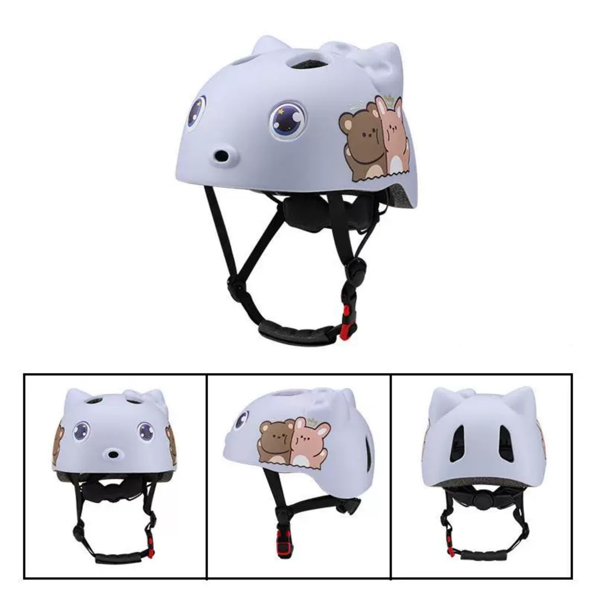 Casque de vélo pour enfants de 48 à 53 cm pour garçons et filles de 2 à 9 ans