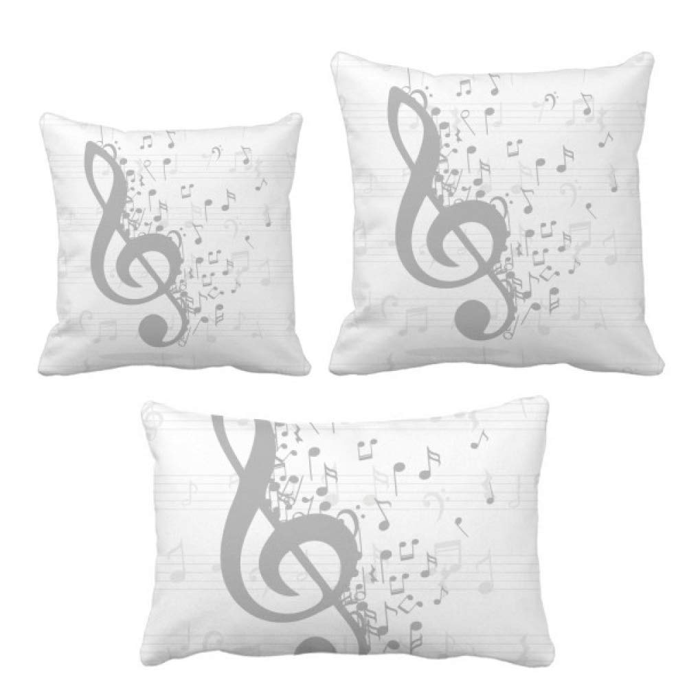 Coussin clé de sol et note de musique le cadeau idéal pour musicien don