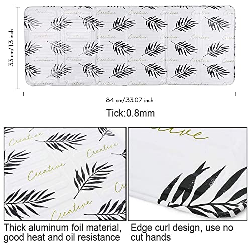 2 Pieces Anti Splatter Shield Guard,Splatter Screen Wall Oil Baffle Aluminum Foil Guard Folding Splashproof Tools Kitchen Cooking Gas Cooktop Plate Stove Gadgets Home, White #TOP4