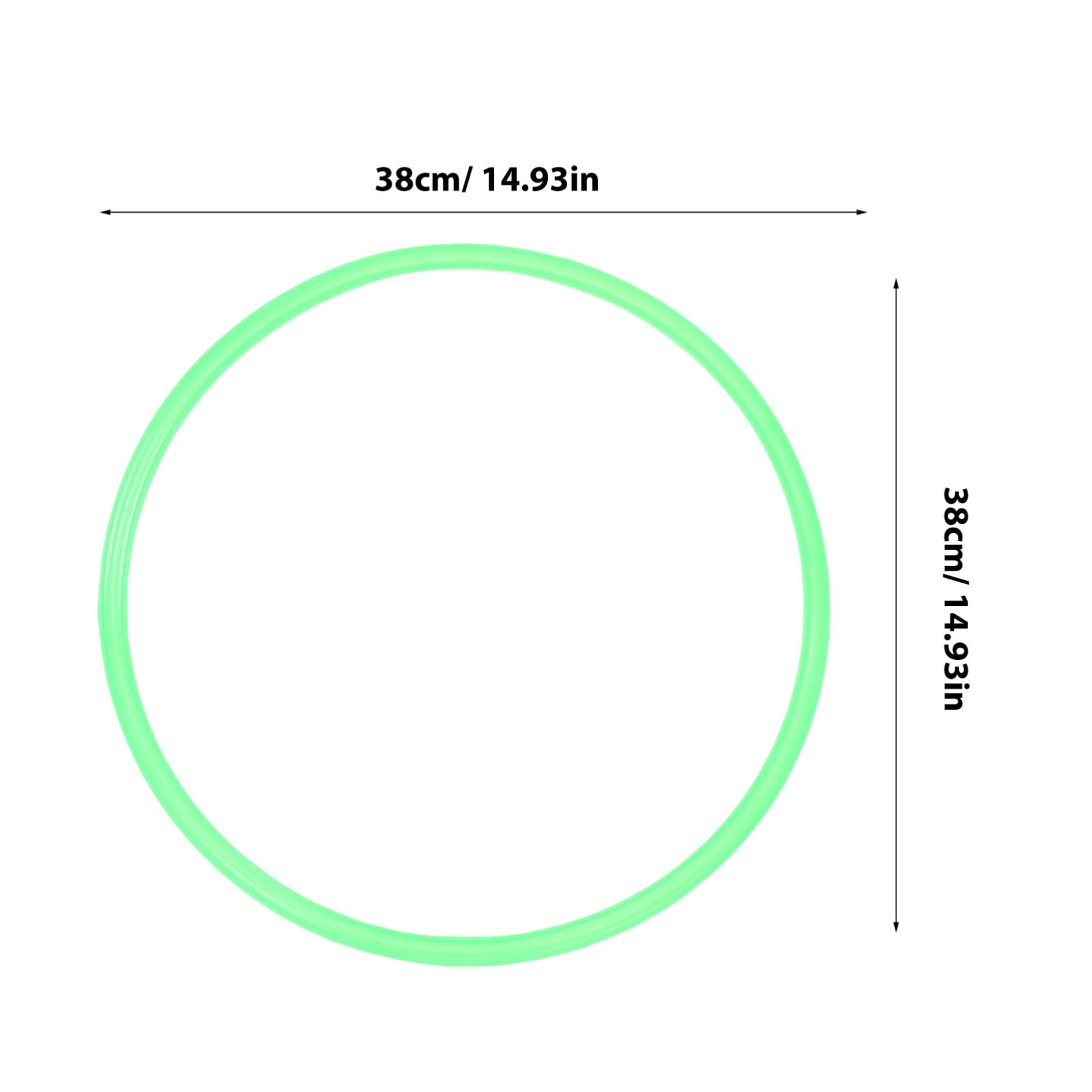 VICASKY 1 Set Outdoor Toss Ring Plastic Rings for Tossing Games for Parent Interaction Indoor and Outdoor Party Fun Durable and Lightweight Design Random Color