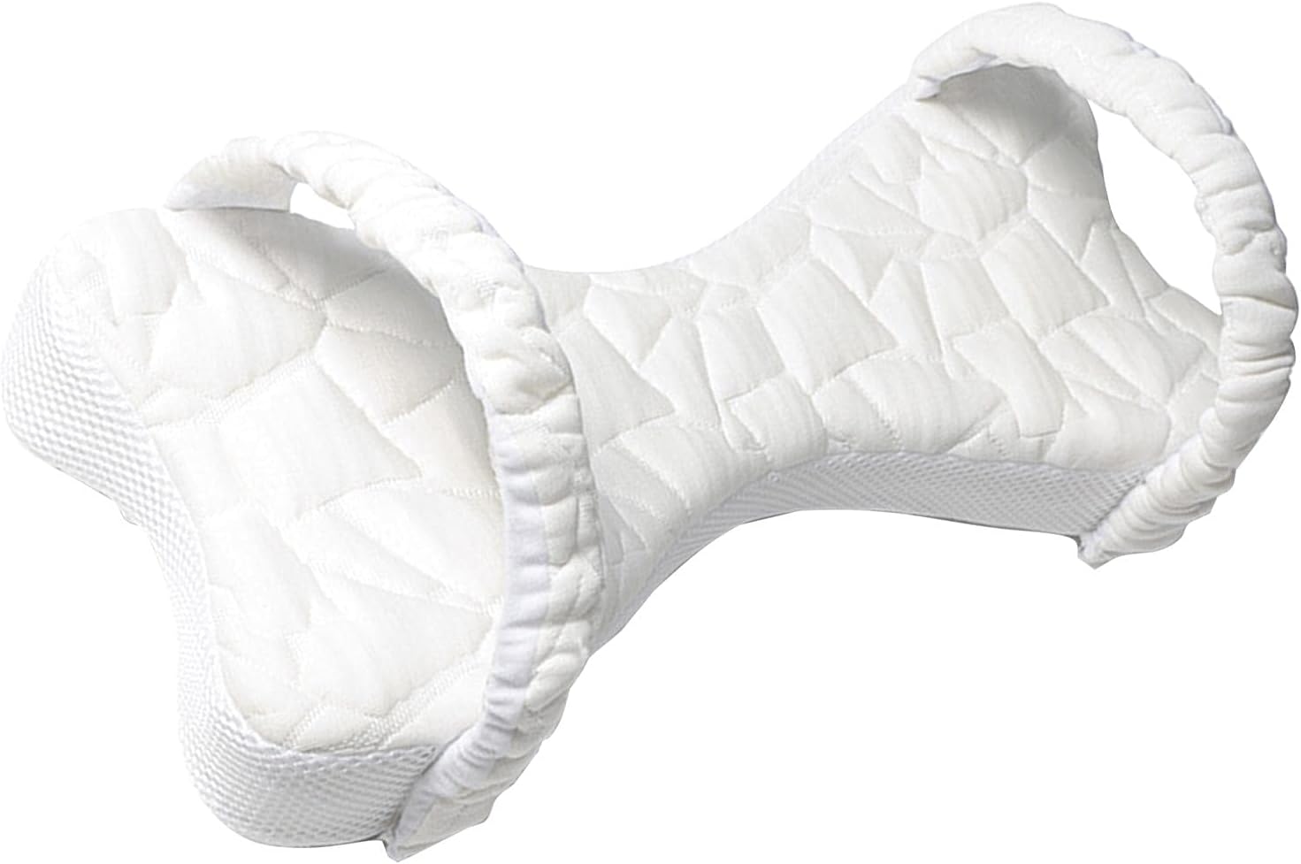 Knee Pillow for Side Sleepers, Leg Pillow for Sleeping, Memory Foam Knee Pillow, for Sciatica Relief, Back, Leg, Hip, Pregnancy and Joint Pain, White Fiber