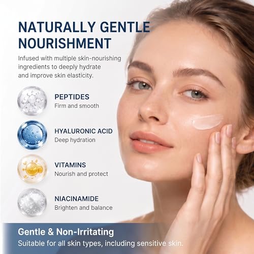 WestShiny Face Lift Cream with Peptides, Skin Firming and Lifting Cream for Face, Visibly Firms Loose Sagging Skin, Smooths Wrinkles, Fine Lines & Eye Bags for Face and Neck, Anti-Aging Tightening — view 3