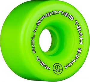 RollerBones Team 98a Rollschuh-Räder 57 mm grün