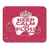 Yantengマウスパッドマウスパッドデンタルケアの動機見積もり歯科医の日と歯の効果手入れが行き届いたフロスマウスパッドノートパソコン用ノートブック、デスクトップコンピュータアクセサリーミニ事務用品