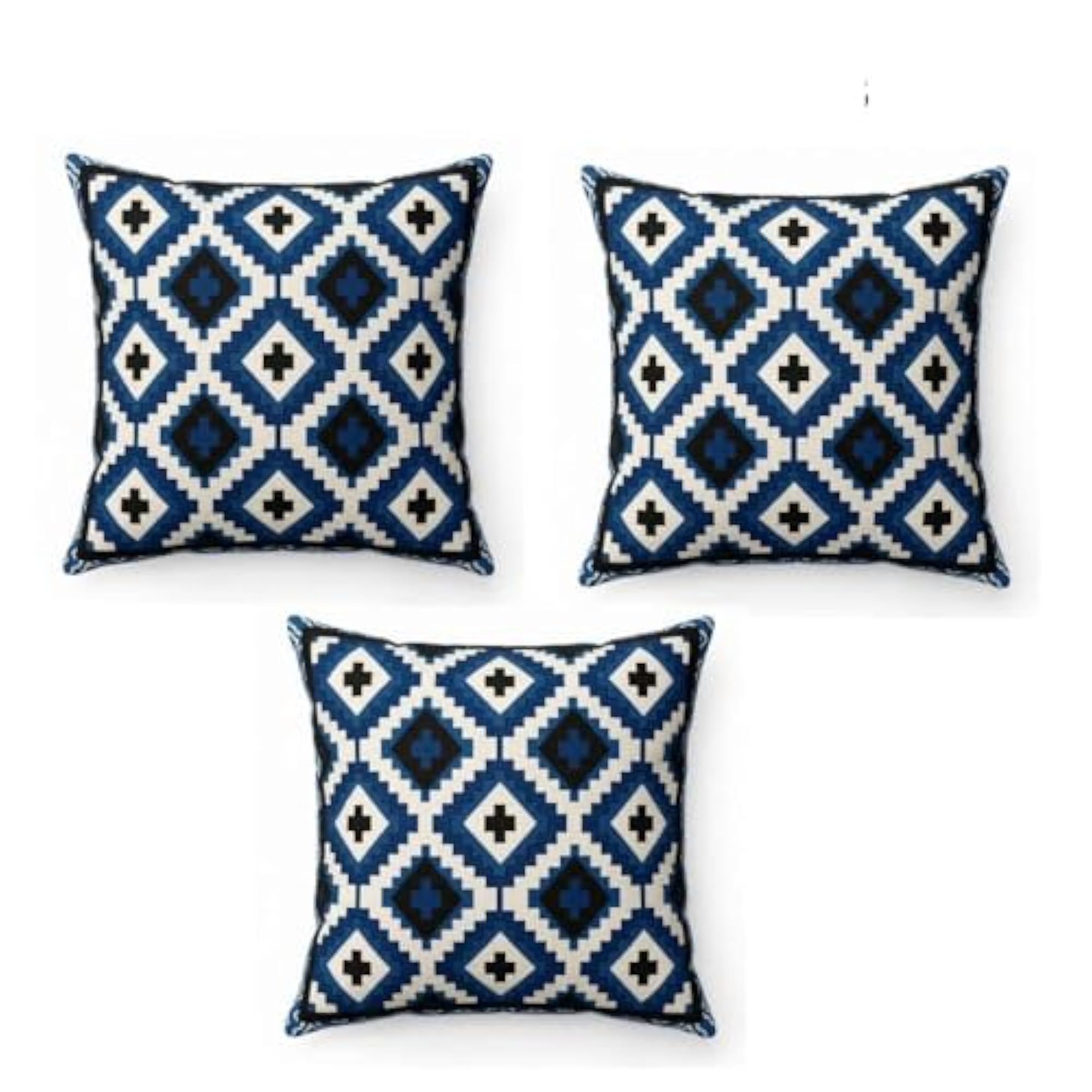 Geometric Aztec Print Cushion Cover, Boho Style